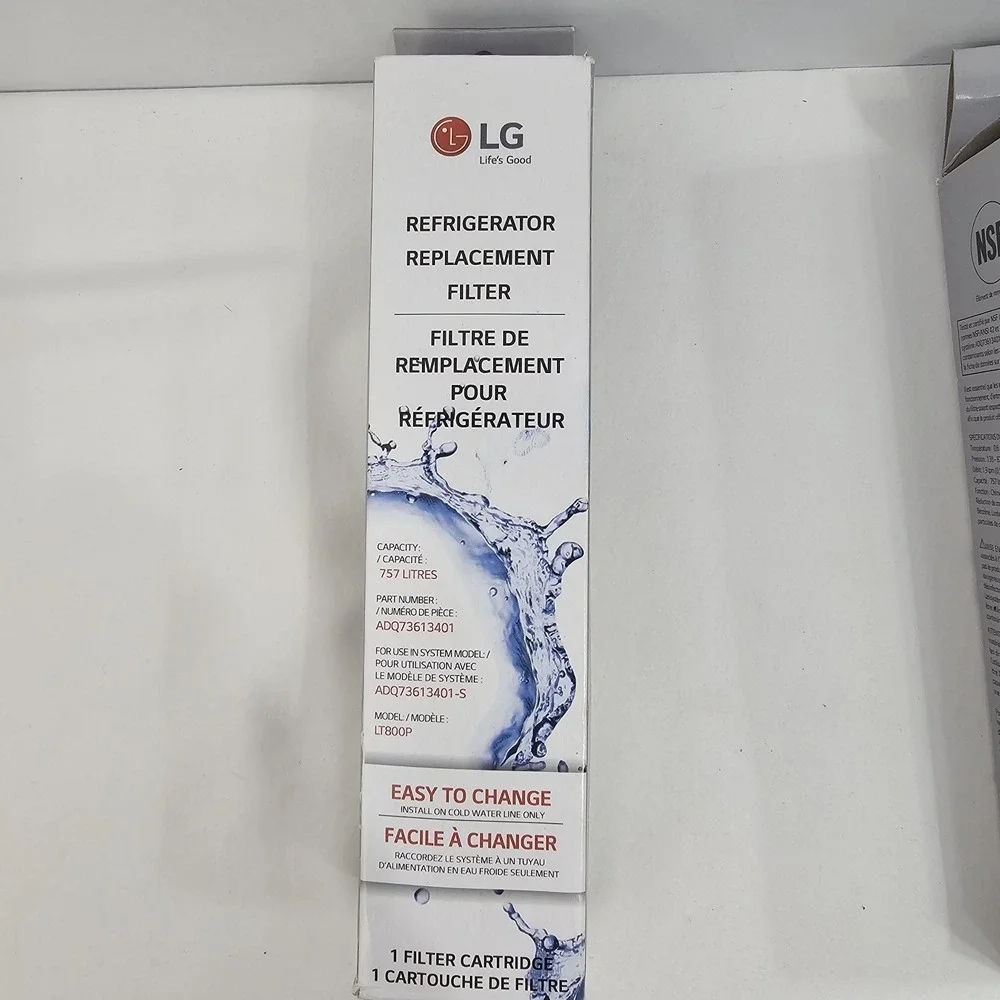 2 Pack Genuine LG NEW OEM Refrigerator Water Filter ADQ73613401 / LT800P